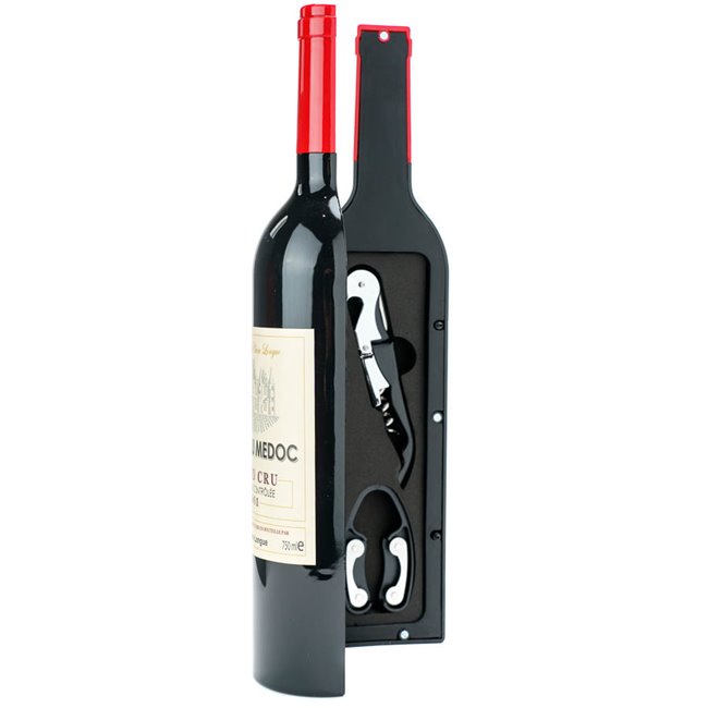 Wine fittings gift set, 32xD7cm