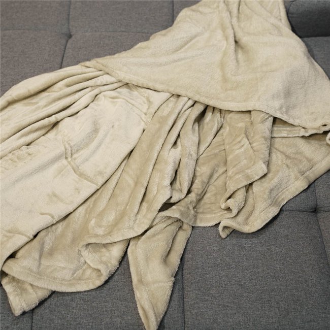 Plaid, beige, 150x200cm