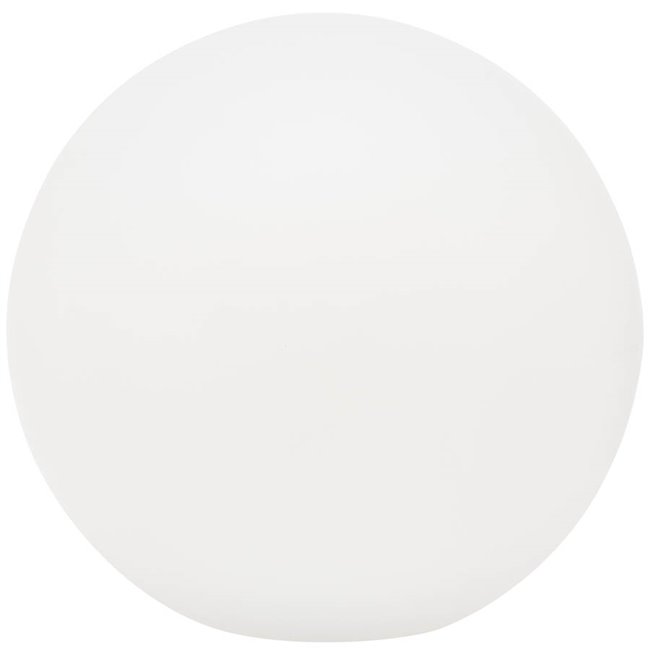 Outdoor LED ball, white, H28cm, D30cm
