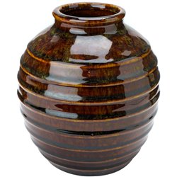 Vase Green II, ceramic, H16  D14cm