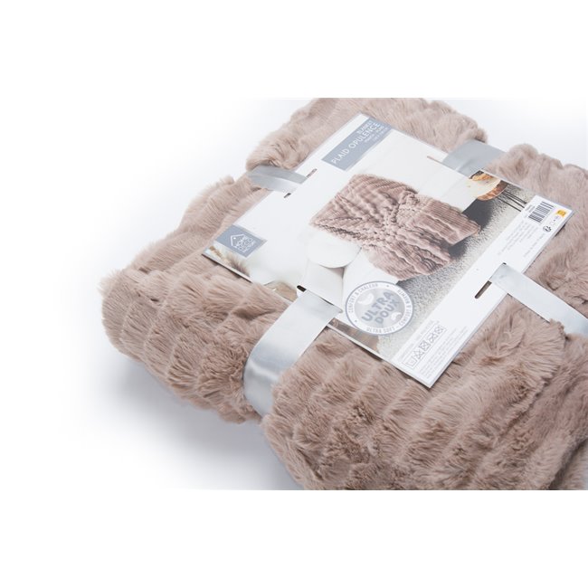 Plaid Opulence, taupe, 120x150cm