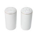 Salt/pepper shaker, blanc dore, 4x8.3x4cm
