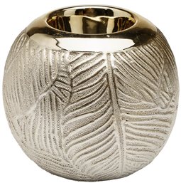 Candle holder Cascade, ceramic, H9cm, D10cm