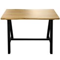 Bar table Oliveto, wild oak, natural, 105x140x71cm