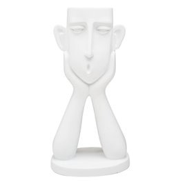 Decorative vase Thinking, 13x9x25.5cm