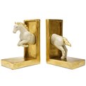 Bookend Horse set of 2, 28x10x19.5cm