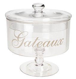 Candy jar, glass, 1.8 L, H20cm, D18.5cm