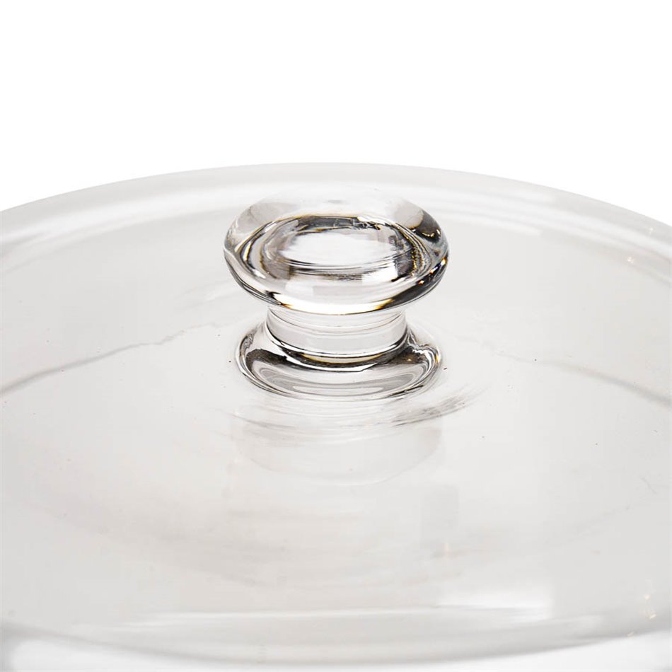 Candy jar, glass, 1.8 L, H20cm, D18.5cm