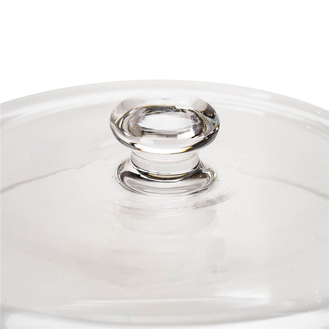 Candy jar, glass, 1.8 L, H20cm, D18.5cm