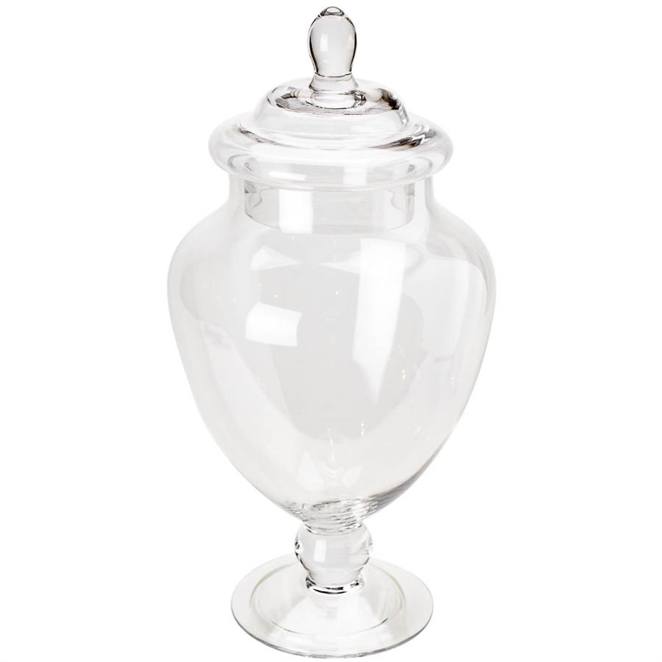 Candy jar, glass, 2.1 L, H30.5cm, D15.5cm