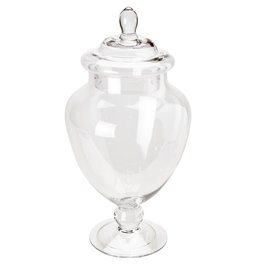 Candy jar, glass, 2.1 L, H30.5cm, D15.5cm
