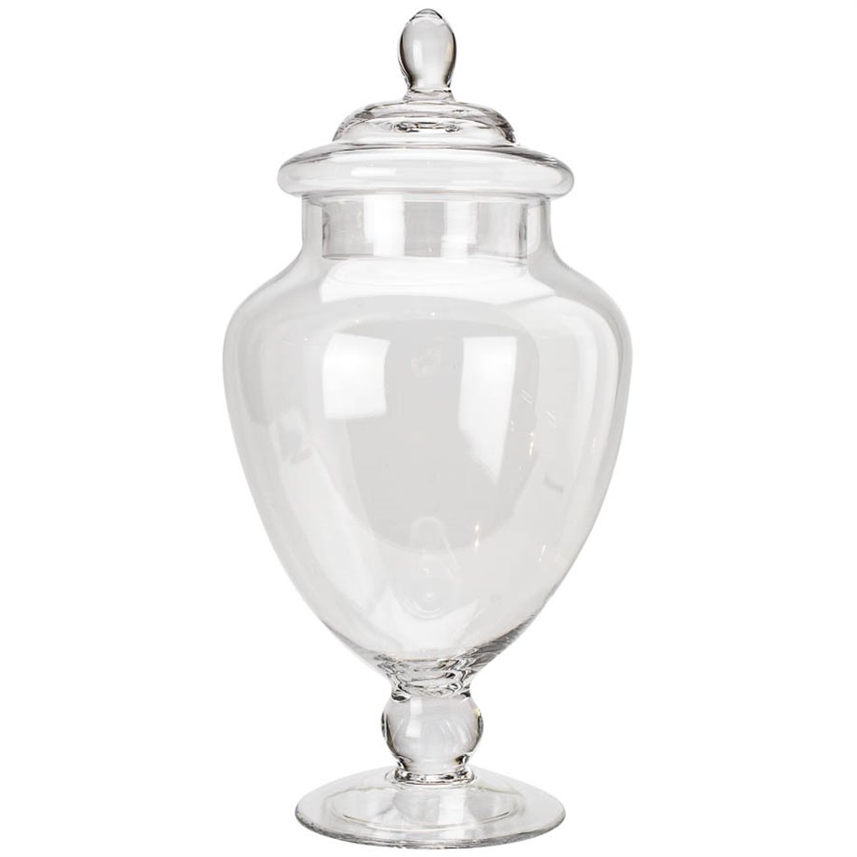 Candy jar, glass, 2.1 L, H30.5cm, D15.5cm