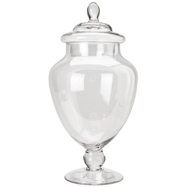 Candy jar, glass, 2.1 L, H30.5cm, D15.5cm