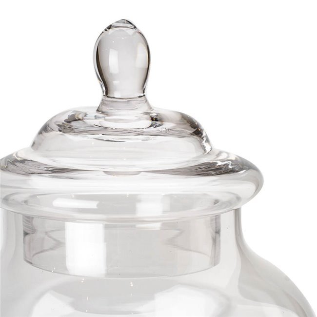 Candy jar, glass, 2.1 L, H30.5cm, D15.5cm