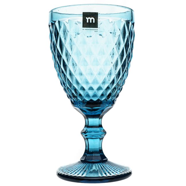 Wine glass Sidari, blue, 350ml