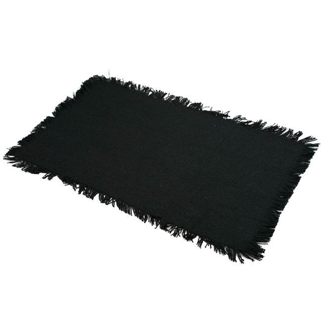 Placemat Maha, black, 45x30cm