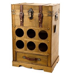 Wine bottle holder Bruce for 6 bottles, H28x59x39cm