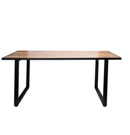 Dining table Taranto, MDF, oak, H74x180x90cm