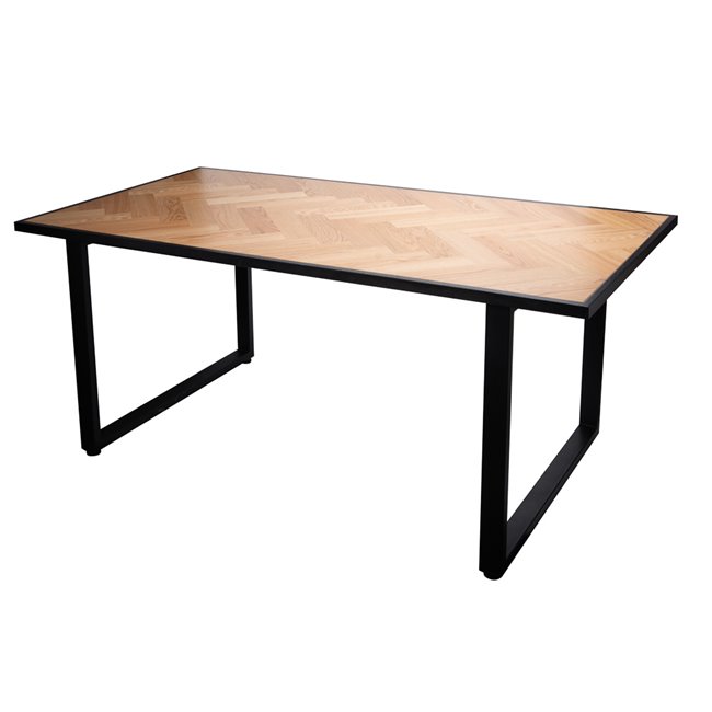 Dining table Taranto, MDF, oak, H74x180x90cm