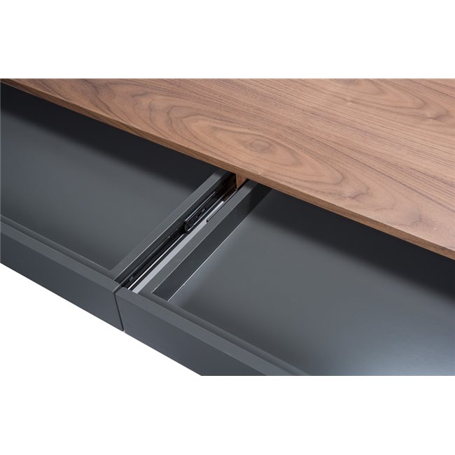 Arvutilaud sahtliga Turina, pähkli spoon, 120x55x75.5cm