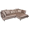 Sofa Wemonte, right corner, sleeping function, H90x283x181cm
