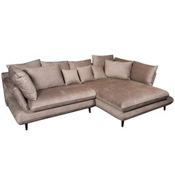 Sofa Wemonte, right corner, sleeping function, H90x283x181cm