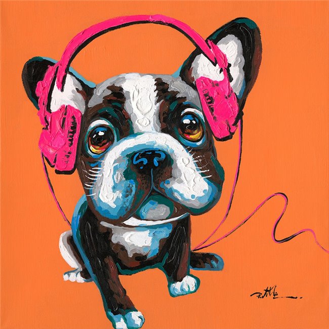 Paiting Hot Dog, 60x60cm