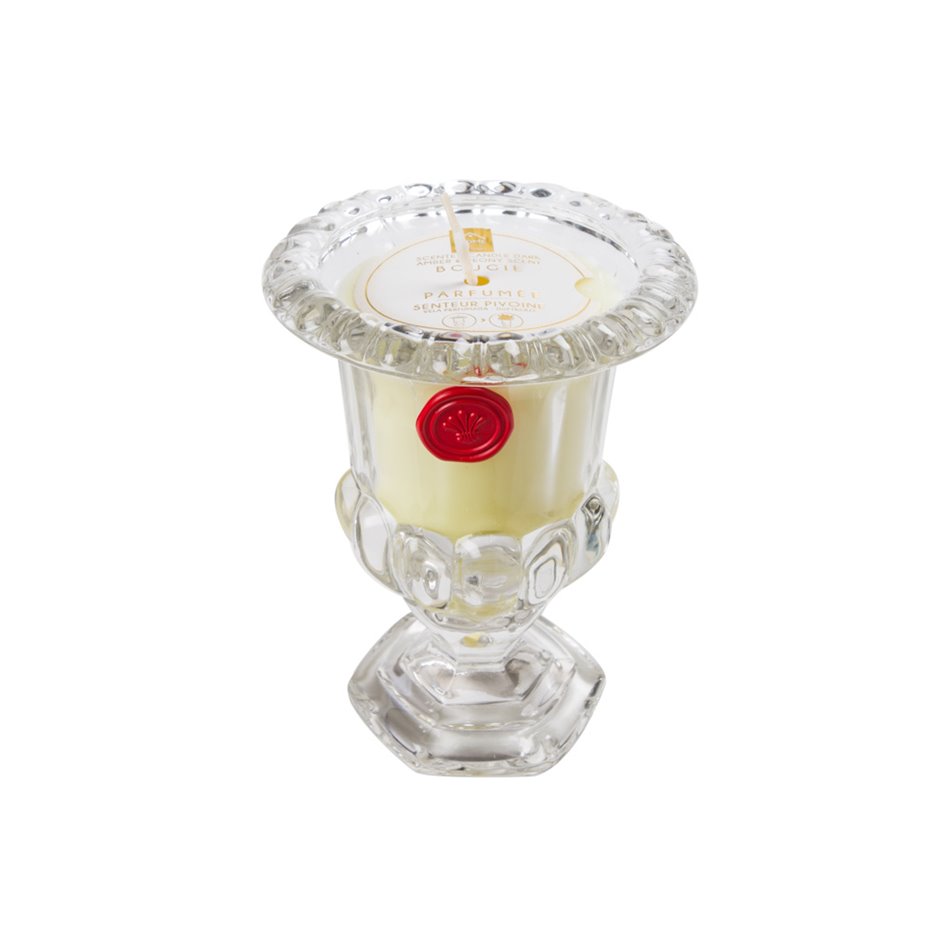 Scented candle Medicis,peony scent,  H14cm, D11.2cm