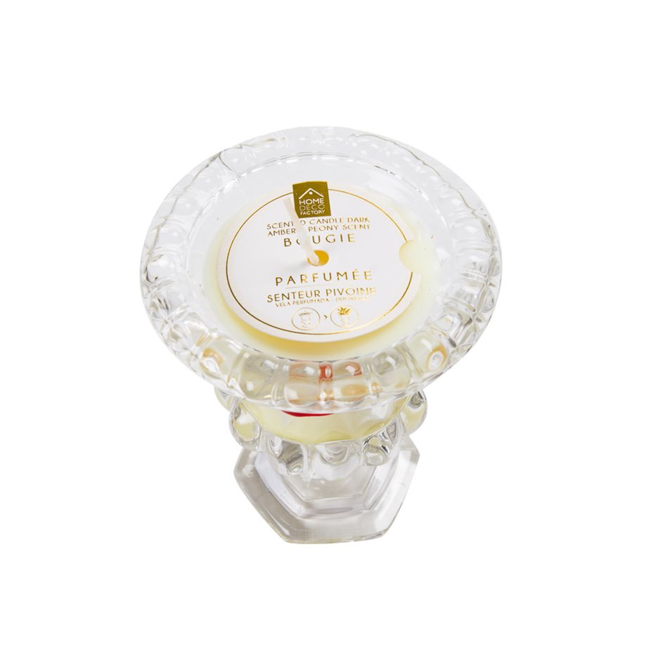 Scented candle Medicis,peony scent,  H14cm, D11.2cm