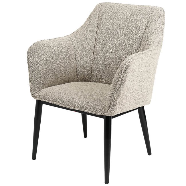 Armchair Sabara, taupe, H82x65x67cm, seat H48cm