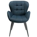 Chair Sandland, dark blue, H87x64x59cm