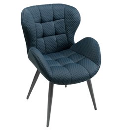 Chair Sandland, dark blue, H87x64x59cm