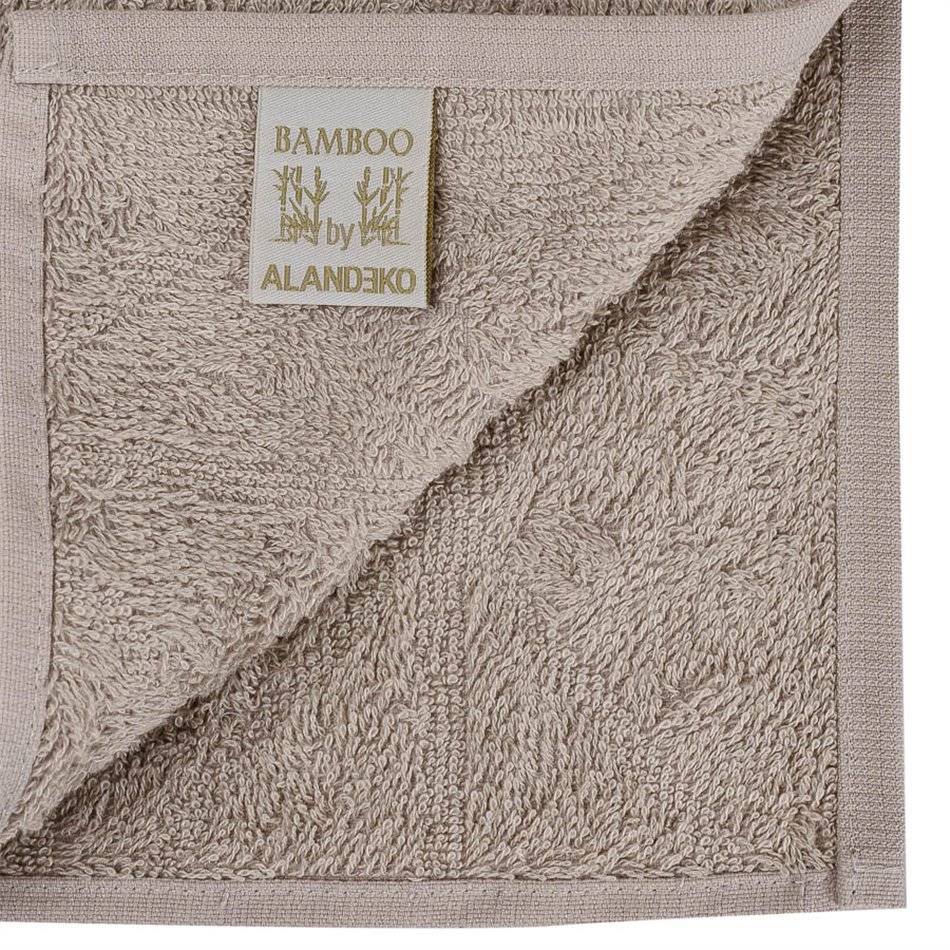 Bamboo towel Angolo, 30x50cm, pearl grey, 550g/m2