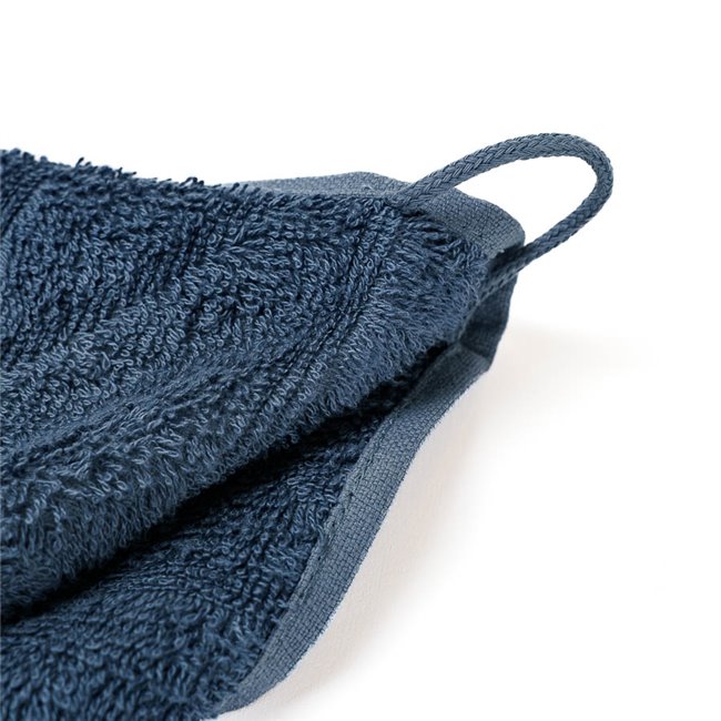 Bamboo towel Angolo, 30x50cm, marine blue, 550g/m2