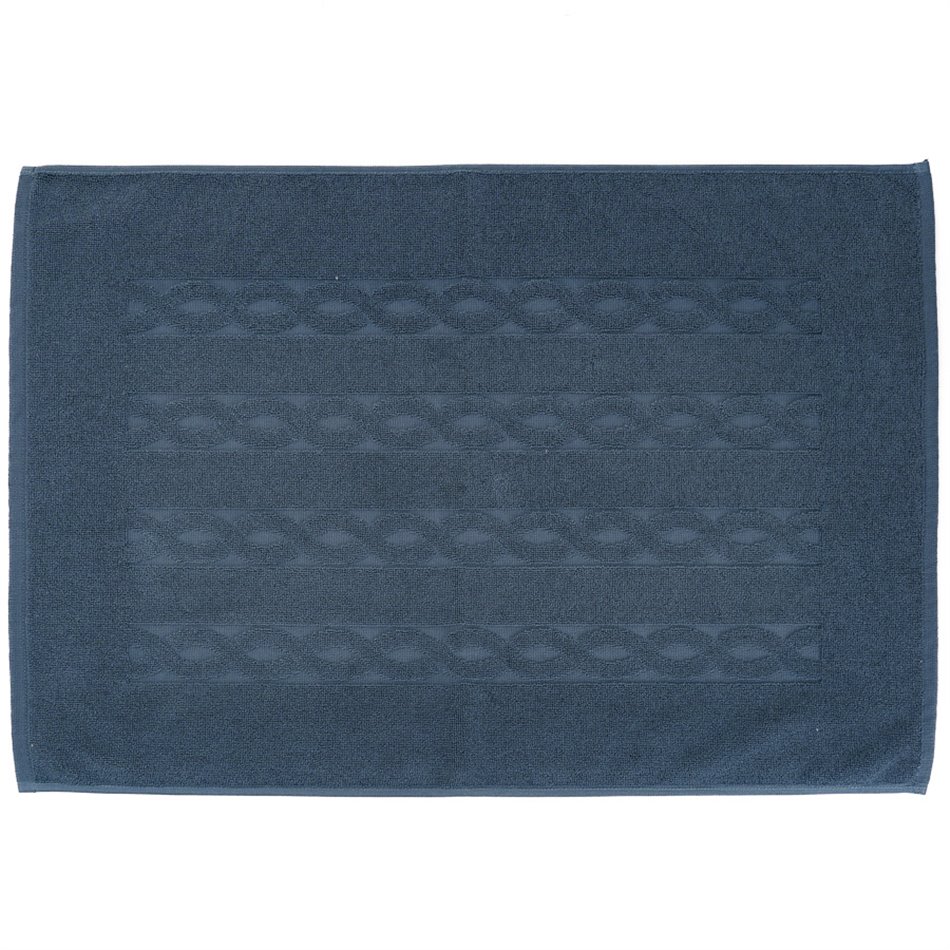 Bath mat Trecia, 70x50cm, mare blue, 900g/m2