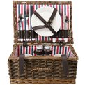 Picnic basket for 2, natural, 17x36x27cm
