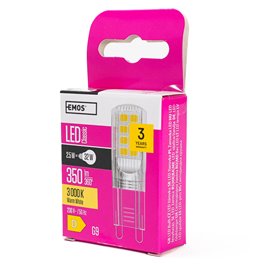 LED Bulb CLS JC WW G9 2.5W, 350lm