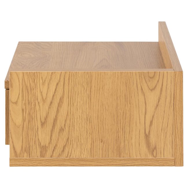 Bedside table Ashlan, oak, MDF H16.5x40x32cm