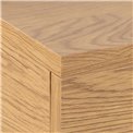 Bedside table Ashlan, oak, MDF H16.5x40x32cm