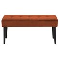 Bench Aglory, copper colour, 45x95x38cm