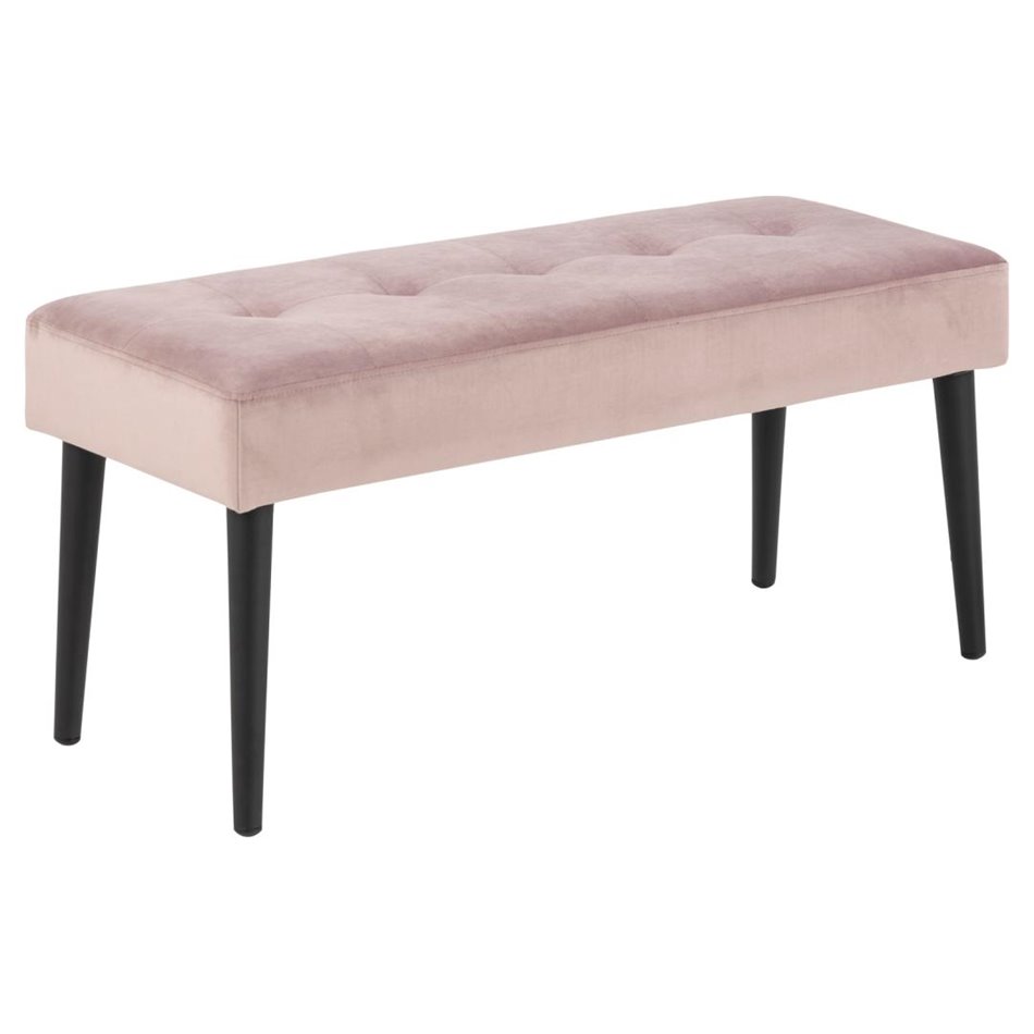 Bench Aglory, pink, 45x95x38cm