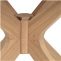 Dining table Ancan, oak veneer, H75xD105cm