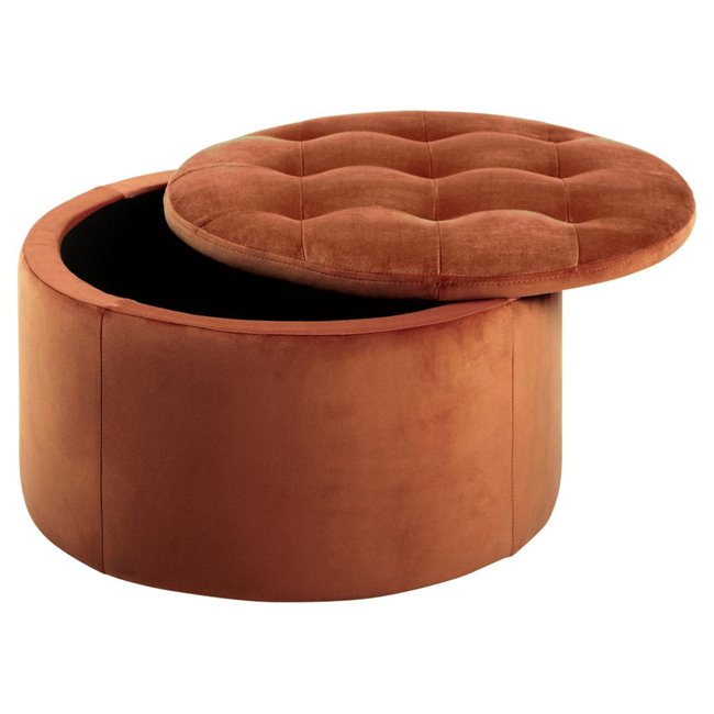 Пуф Aretina, с хранилищем, медь, H35x60x60cm