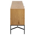 Sideboard Ajai, MDF/melamine, wildoak look, H70x180x40cm