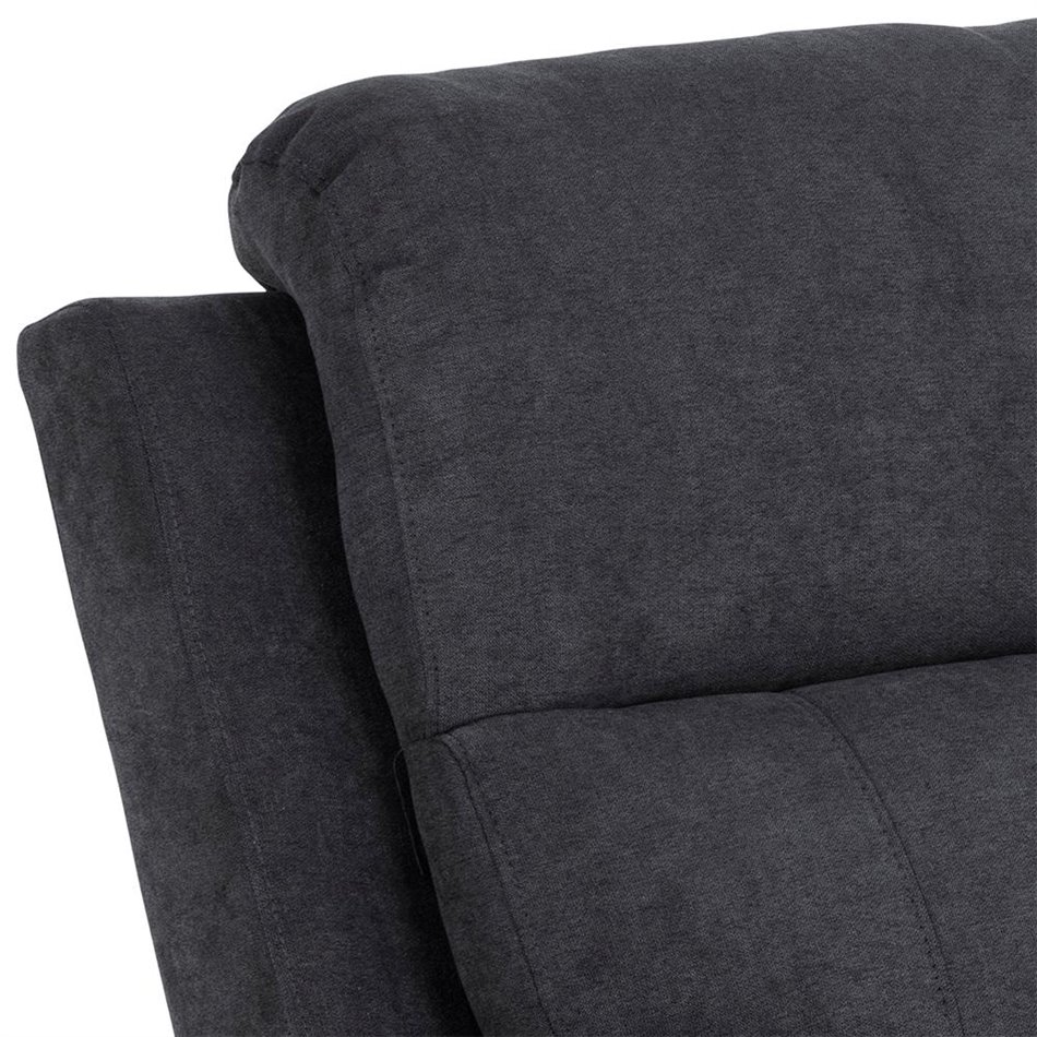 Sofa Amora, dark grey, H98x89.5x95cm