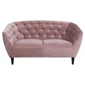 Sofa Aria, pink, H78x150x84cm