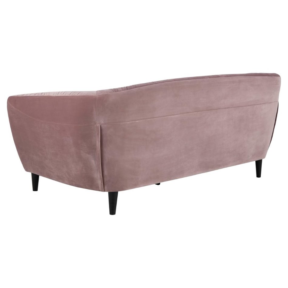 Sofa Aria, pink, H78x191x84cm