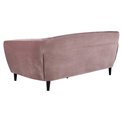 Sofa Aria, pink, H78x191x84cm