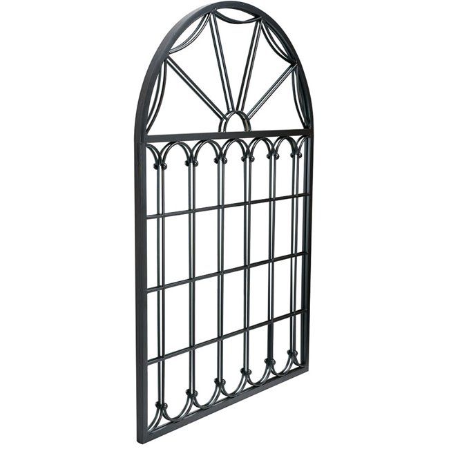 Mirror Barbara, black, 80x3.5x120cm