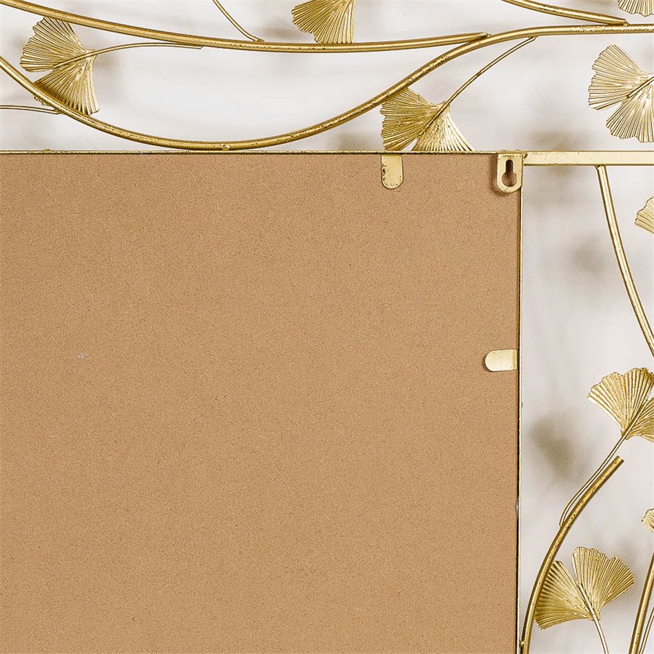 Mirror Balzo, gold foll, 80x2.5x100cm